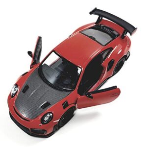 Kinsmart Porsche 911 GT2 RS 2010 Fire Red Hard Top 1/36 Scale Diecast Car