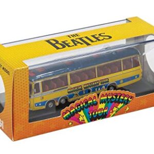 Corgi The Beatles Magical Mystery Tour Bus 1:76 Diecast Display Model CC42419, Yellow & Blue