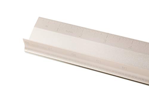 Cricut Metal Ruler - Safety Cutting Ruler for Use with Rotary Cutters, Cricut TrueControl knife, Xacto knife - Great For Quilting, Scrapbooking, Crafting and Paper Cutting - 18", [Rose]