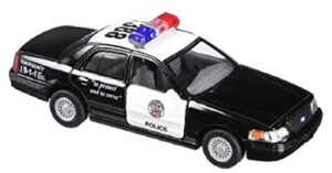 🚓 kinsmart ford crown victoria 5″ 1:42 scale police interceptor car w/ pullback action 👮