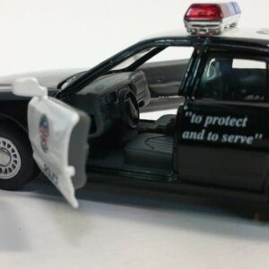 🚓 KiNSMART Ford Crown Victoria 5" 1:42 Scale Police Interceptor Car w/ Pullback Action 👮