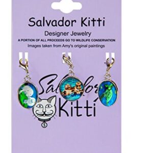 Salvador Kitti Small Pencil Bag (Sea Otters - Best Friends)