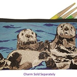 Salvador Kitti Small Pencil Bag (Sea Otters - Best Friends)