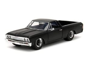 fast & furious fast x 1:24 1967 chevy el camino die-cast car, toys for kids and adults