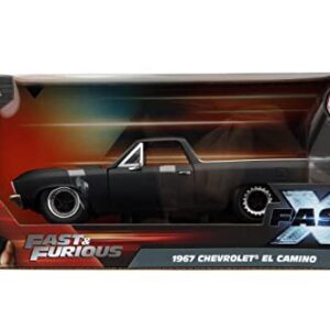 Fast & Furious Fast X 1:24 1967 Chevy El Camino Die-Cast Car, Toys for Kids and Adults