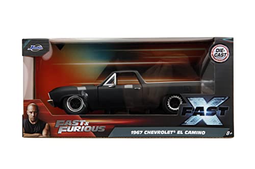 Fast & Furious Fast X 1:24 1967 Chevy El Camino Die-Cast Car, Toys for Kids and Adults