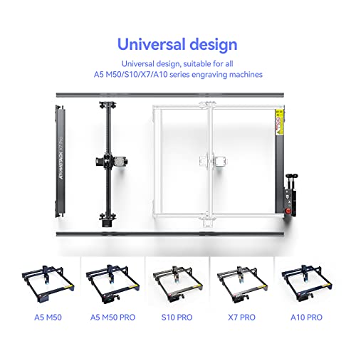 ATOMSTACK Engraving Area Expansion Kit for ATOMSTACK X7 Pro, X7, S10 Pro, A10 Pro, A5 M50 Pro Engraving Machine, Expand The Engraving Area to 850x410mm, Same Color Original Metal Profile