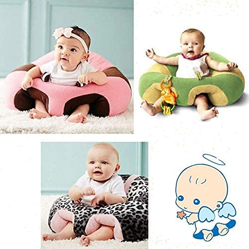 Baby Support Seat Infant Baby Sit up Chair Cute Baby Sofa Chair for Sitting Up Comfy Plush Infant Seats with Stuffing Inside Baby Sitting Chair Baby Sofa Chair Infant Chair for 4-11 Months Baby