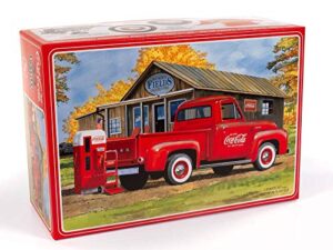 round 2 amt 1953 ford pickup (coca-cola) 1:25 scale model kit (amt1144m)