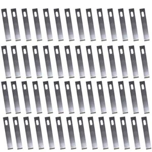 tihood 100pcs #4 replacement hobby blade/steel craft knife blades