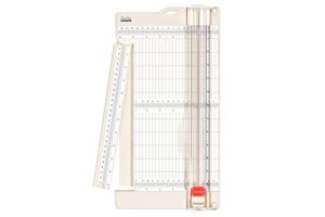 bira craft paper trimmer and scorer with swing-out arm, 12″ x 6″ base, craft trimmer, trim and score board, for coupons, craft paper and photo