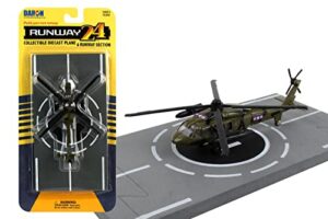 daron worldwide trading runway24 hawk helicopter, black