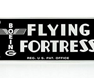 Reproduction Boeing B-17 Flying Fortress Instrument Panel Placard