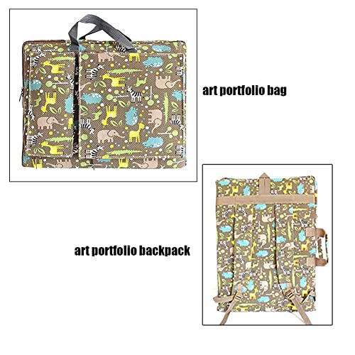 Art Portfolio Case Art Portfolio Backpack For Kids Artist Art Supplies Storage Tote Bag Art Carrying Bag A3 8K Carrier Bag