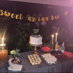 Sweet As Can Bee Banner, Bumble Bee Baby Shower Party Sign, Gender Reveal Party Decorations.