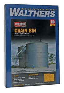walthers cornerstone ho scale big grain storage bin structure kit