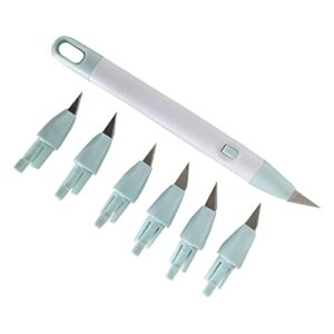 corey-z precision craft knife kit, exacto knife set, carving hobby knife, utility craft cutting tool coming with 6 additional blades for art, scrapbooking, cutter, stencils, and diy projects