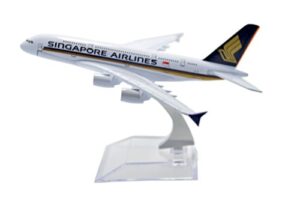 tang dynasty(tm 1:400 16cm a380 singapore airlines metal airplane model plane toy plane model