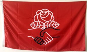 2but democratic socialists of america flag banner 3×5 feet