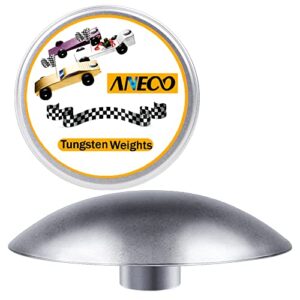 Aneco 3.5 Ounces Tungsten Canopy Weight Tungsten Weights Incremental Wood Car Canopy Weights Compatible with Pinewood Car Derby Weights