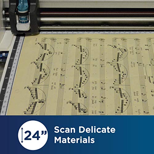 Brother ScanNCut DX Mat CADXMATS24, 12" x 24" Scanning Mat, Non-Tack to Convert Materials into Custom Designs