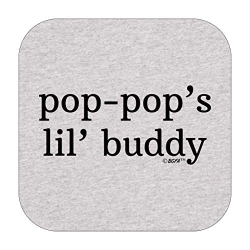 Baby Pop-Pop Bodysuit Pop Baby Gifts Pop-Pop Baby Gifts Pop-Pop's Lil' Buddy Bodysuit 6 Months Heather