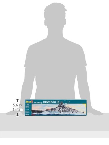 Revell of Germany Battleship Bismarck Plastic Model Kit