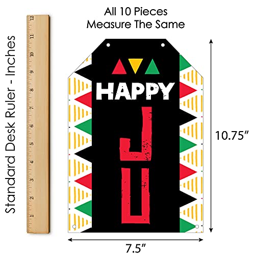 Big Dot of Happiness Happy Juneteenth - Vertical Paper Door Banners - Freedom Day Party Wall Decoration Kit - Indoor Door Decor