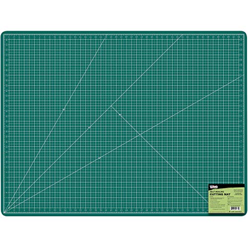 US Art Supply 36" x 48" GREEN/BLACK Professional Self Healing 5-Ply Double Sided Durable Non-Slip Cutting Mat Scrapbooking, Quilting, Sewing Arts & Craft