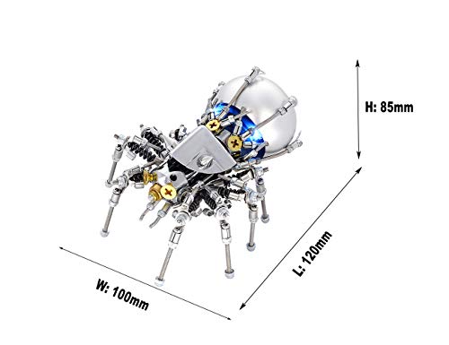 SAVWAY Metal Puzzle 3D Spider Model Kits Metal Model for Adults and Kids to Build JS-001 3D Metal Puzzles