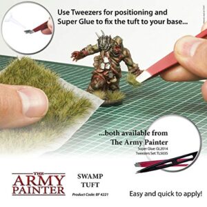 The Army Painter Tufts - Battlefield Tufts: Swamp Tuft, 77 Pcs, 3 Sizes -Terrain Model Kit for Miniature Bases & Model Grass Tufts -Diorama Supplies & Diorama Grass for Mini Basing & Gaming Scenery