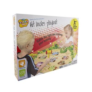 Constructive Playthings CP Toys Smack the Moles - Playmat with Hammer Classic Game of Endless Fun