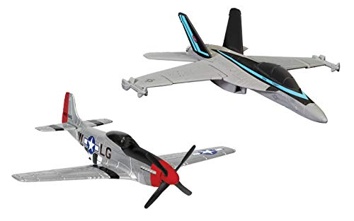 Corgi Top Gun Maverick's F/A-18 Hornet & P-51D Mustang Fit The Box Aircraft Display Models CS90683