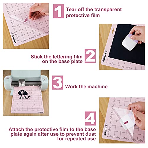 ARHIKY LightGrip Cutting Mat 12"x12" for Cricut Maker 3/Maker/Explore 3/Air 2/Air/One Light Adhesive Sticky (3Pack)