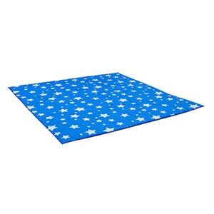 children’s factory starry night activity mat, foam floor play mats for kids/infants, baby girl/boy play mat for playroom/daycare/preschool/homeschool