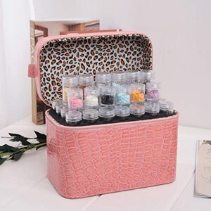 84 Slots Diamond Storage Box Diamond Embroidery Rhinestones Painting Accessory Jewelry Beads Organizer Carry Case Zipper Design