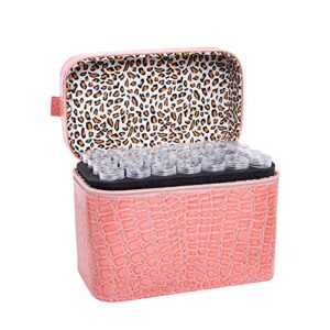 84 Slots Diamond Storage Box Diamond Embroidery Rhinestones Painting Accessory Jewelry Beads Organizer Carry Case Zipper Design