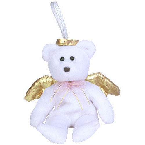 TY Jingle Beanie Baby - HALO 2 the Angel Bear (5.5 inch) - MWMTs Holiday Toy ^G#fbhre-h4 8rdsf-tg1380789