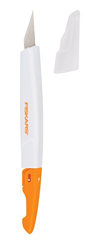 Fiskars 165110-1001 Easy Change Detail Craft Knife No. 11 blade, Orange/White