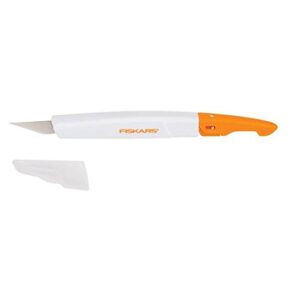 Fiskars 165110-1001 Easy Change Detail Craft Knife No. 11 blade, Orange/White