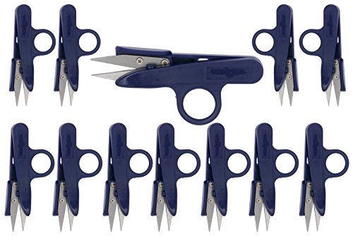 Golden Eagle Sharp Point Quick-Clip Lightweight Thread Snippers (12 Piece Pack)