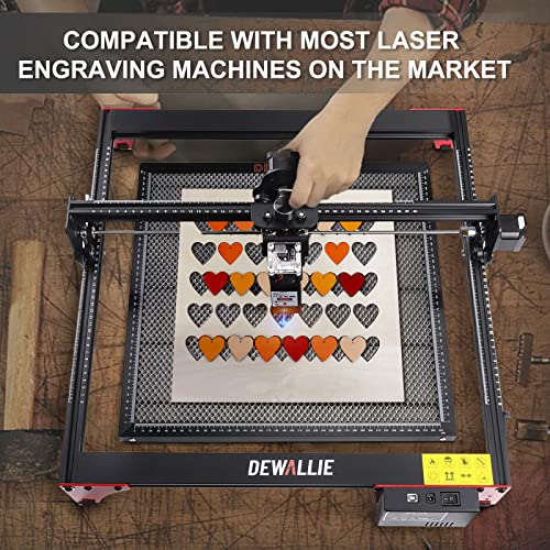 DEWALLIE Honeycomb Laser Bed, 17.32 x 17.32 x 0.87 inch Honeycomb Working Panel for CO2 Diode Laser Engraver Cutting Machine, Honeycomb Working Table for Fast Heat Dissipation and Smooth Edge Cutting