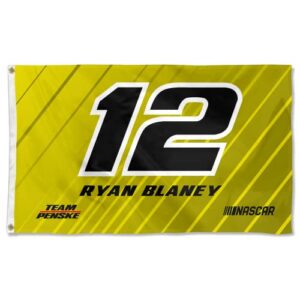 bayyon penskes ryan blaney #12 flag 3x5feet for car fans with brass grommets
