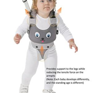 Jiawu Baby Walking Harness, Baby Walker, Handheld Kids Toddler Walking Harness Helper Assistant Protective Belt, Adjustable Standing Up Walking Learning Helper for Toddler 8 to 24 Month Old(#1)