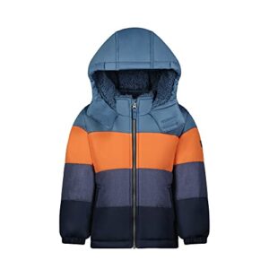 OshKosh B’gosh Boy's Hooded Baby Winter Coat, Blue, 3 Years