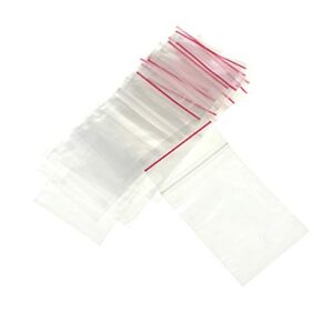 homeford mini plastic zip-lock bags, 2-inch, 180-count