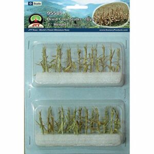 jtt scenery dried corn stalks 2″ tall 28/pkg