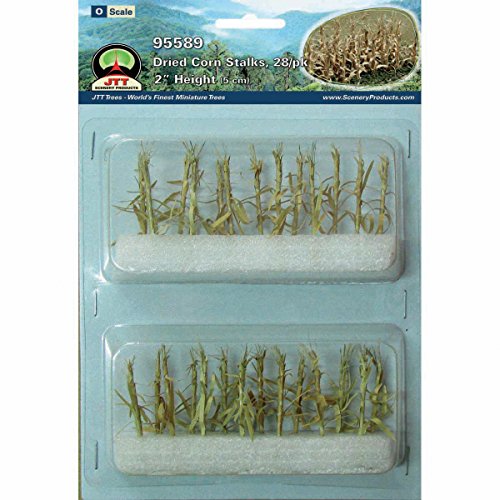 JTT Scenery Dried Corn Stalks 2" Tall 28/Pkg