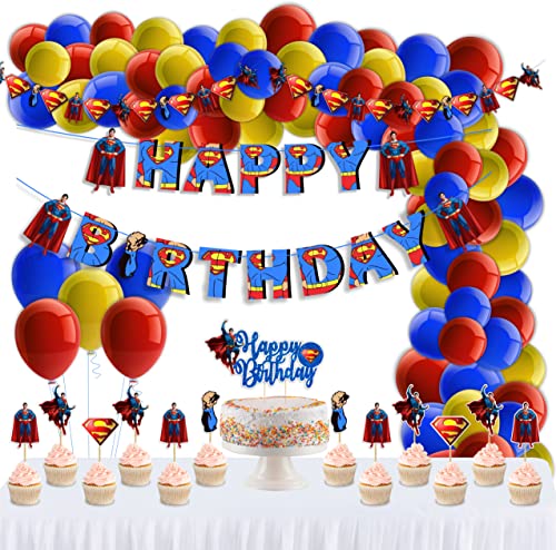 Seyal® - S man Theme Birthday Party Supplies