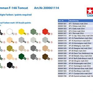 1:48 Tamiya Grumman F-14A Tomcat Model Kit